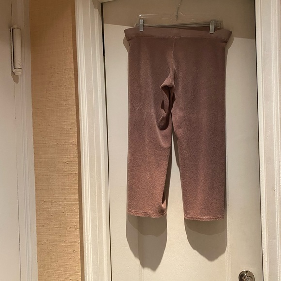 Vintage Y2K Brown Terry Cloth Juicy Couture Pull On Pant 👑💕 - Picture 2 of 6